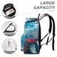 thumbnail image 4 of Thor-theme Backpack, Campus style schoolbag Bookbag with Adjustable Shoulder Straps And Large Zip Compartment, Unisex Travel Bags.42x30x15cm, 4 of 6