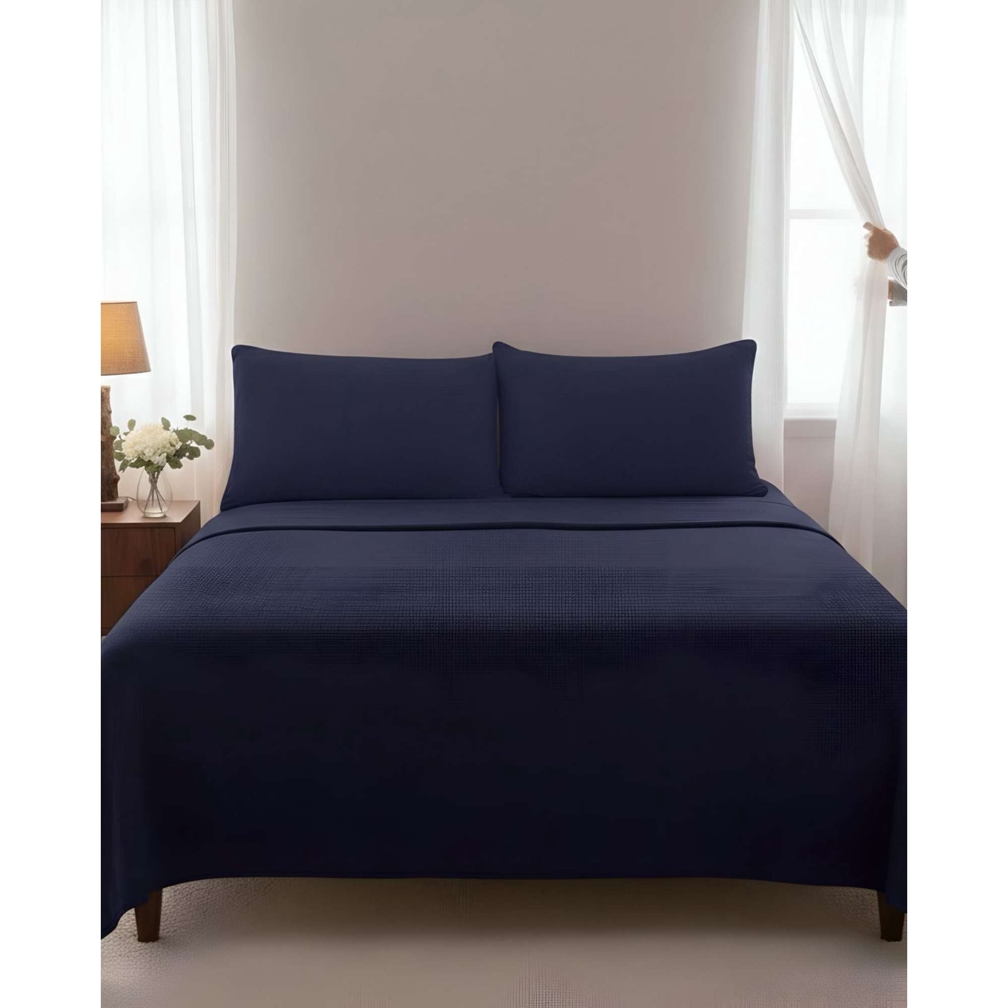 Mylhogar - Sabana Extra Suave Premium De Polar Negra King