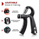 thumbnail image 3 of Hand Grip Ejercitador De Manos Ajustable 5 A 60 Kg Azul, 3 of 4