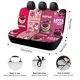 thumbnail image 2 of Oso de Fresa Lotso-theme Car Rear Seat Covers Back Elastic Flexible Car Seat Covers Decorative Fits Most Cars 120x59x76cm, 2 of 6
