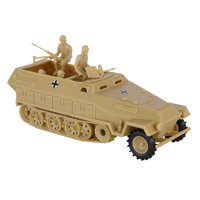 Bmc Toys - Toy Soldier Bmc Cts Ww2, Halftrack Alemán Hanomag, Escala 1:32