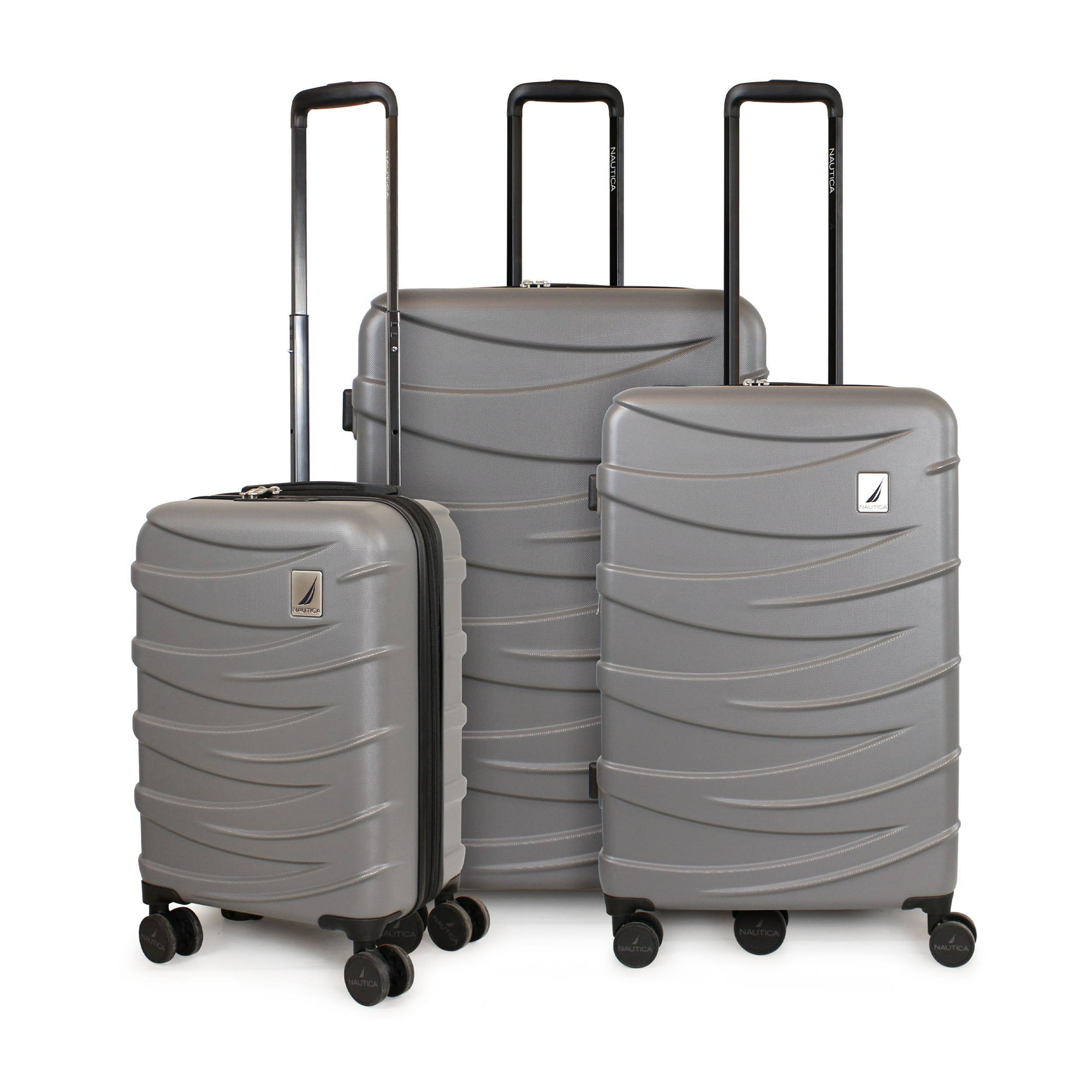 Nautica - Set 3 Maletas Mónaco S+m+l Gris