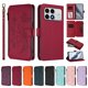 thumbnail image 3 of Funda Cartera Mariposa para [Xiaomi Poco F8 Pro] con Soporte y Cremallera Rojo, 3 of 6
