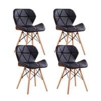 Cori Cori - Pack 4 Sillas Mariposas Eames Color Negro