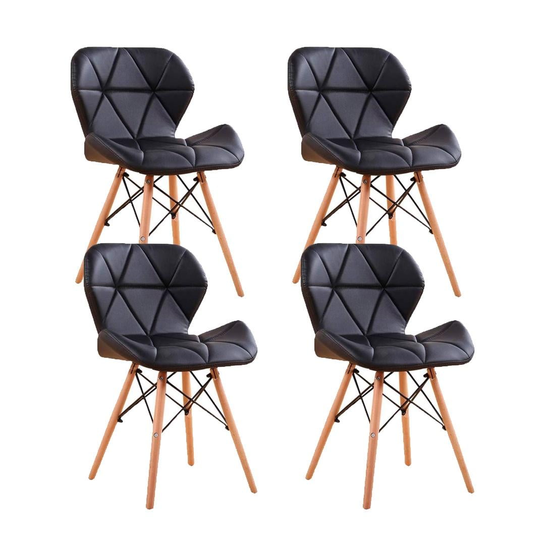 Cori Cori - Pack 4 Sillas Mariposas Eames Color Negro