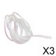 thumbnail image 2 of 3 Uds 4M Mylar Trenza Tubo Blanco Nacarado Atado De Moscas Materiales Pesca 4mm, 2 of 4