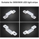 thumbnail image 4 of 100 Uds Clip de fijación adjunto Ruban Led para banda luminosa soportes de Clips de fijación tira LED tira Led impermeable de 10mm de ancho, 4 of 5