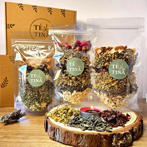 Té De Tina - Pack De Bombas Naturales Variedades 135 Gr