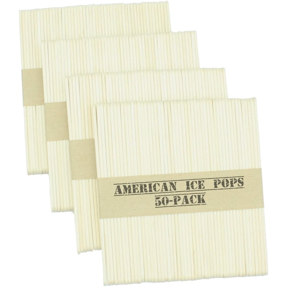Palitos de Madera para Paletas American Ice Pops Paquete de 200
