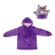 thumbnail image 3 of Peluche Polerón Con Capucha Infantil Huggle Pets Morado, 3 of 3