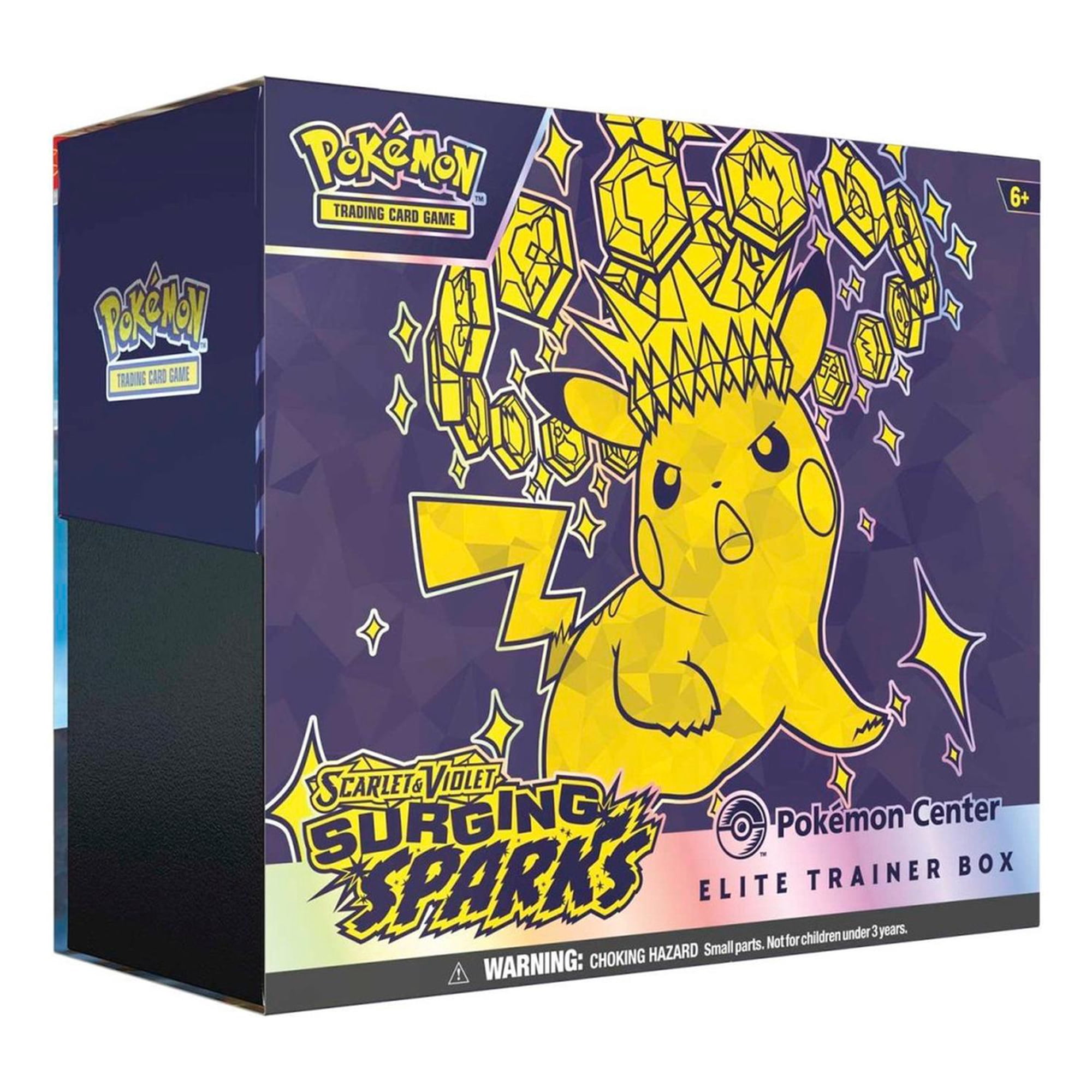 Pokemon Elite Trainer Box Surging Sparks Ingles azul