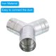 thumbnail image 3 of Uxcell Conector de Divisor de Conducto de 3 Vías de 3 Pulgadas Y Conector de Manguera de Ventilación de Aire Adaptador de Tubería de Escape, 3 Pulgadas, 3 of 5