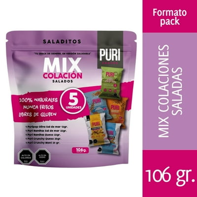 Colación Mix Salado Pack 5 Un 106 G