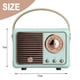 thumbnail image 2 of Altavoz Bluetooth retro, decoración vintage, pequeño altavoz Bluetooth inalámbrico, bonito estilo antiguo., 2 of 7
