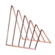 thumbnail image 5 of Organizador De Sujetalibros, Clasificador De Carpetas De Archivos, Oficinas, Extremo De Libro, Escritorio, Estantería Triangular, Dorado Rosa, 5 of 5