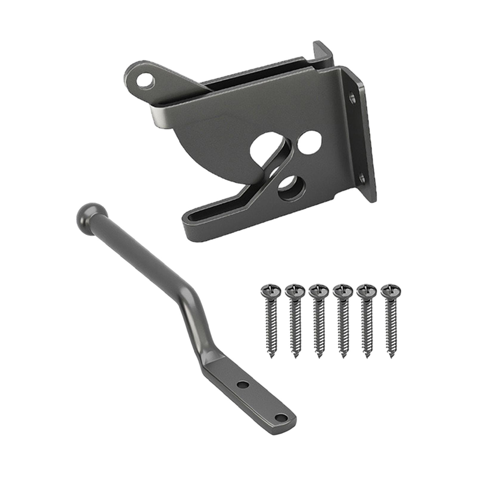 Magideal - Pestillo De Bisagra Para Puerta De Valla, Pestillo De Puerta Autoblocante, Fácil De Instalar, Patios, Puertas De Madera, Herrajes Para Jardín, , Largo