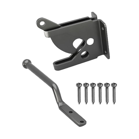 Magideal - Pestillo De Bisagra Para Puerta De Valla, Pestillo De Puerta Autoblocante, Fácil De Instalar, Patios, Puertas De Madera, Herrajes Para Jardín, , Largo