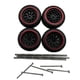 thumbnail image 5 of 4 Piezas Ruedas Y Neumáticos De Coche RC Accesorios De Coche De Aleación RC Para Escala 1/64 DIY Estilo Rojo C, 5 of 5