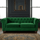 thumbnail image 1 of Sofa Florencia 3C Tela Velvet Verde, 1 of 6