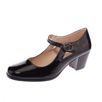 Vía Franca - Zapato Taco Negro Pand-G