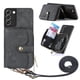 thumbnail image 1 of Funda Tipo Cartera con Correa Cruzada para Samsung Galaxy S22 Protección Contra Golpes Negro, 1 of 5