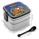 thumbnail image 2 of Oliver y su Pandilla Fiambrera de Doble Capa, Contenedor de Almuerzo Portátil Apilable, Almacenamiento de Alimentos Hermético a Prueba de Fugas, 1000ml, 2 of 6