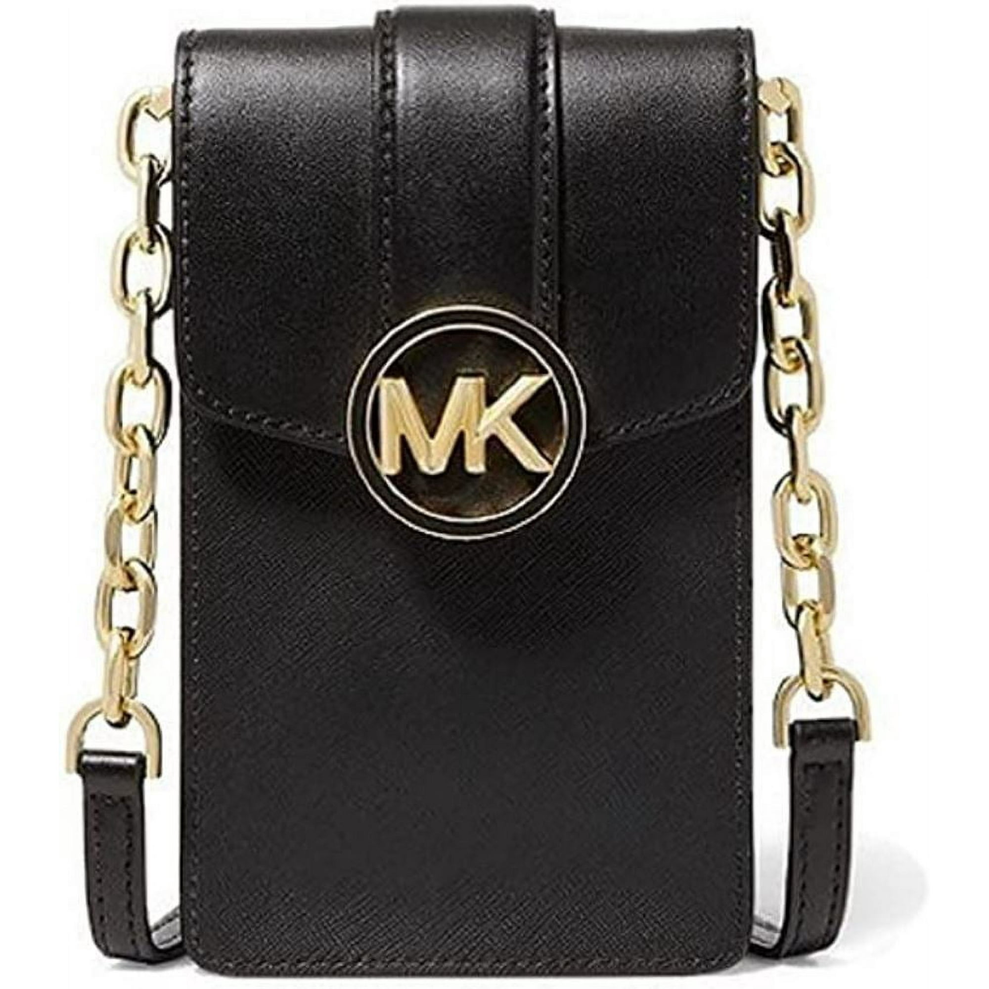Cartera Michael Kors Carmen Small Faux Crossbody Bag Negro