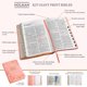 thumbnail image 5 of Libro Holman Bibles KJV con estampado gigante de la Santa Biblia, color rosa suave, 5 of 9