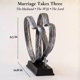thumbnail image 2 of Escultura DCAPILLA 27x24 cm Corazones y Cruz de Hierro con Acabado Plateado, 2 of 8