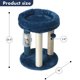 thumbnail image 4 of Arañador para gatos MECOOL con cama blanda en forma de torre, azul, 4 of 8