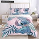 thumbnail image 1 of Stitch Cartoon Duvet Cover Cute Anime Bedding Set for Kid Pink Quilt Cover Full Size Queen King Bedroom Decoration Birthday Gift Bed Sheets, 1 of 5