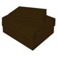 thumbnail image 3 of Juego de Sábanas Liso Chocolate 1.5 Plaza 200 Hilos, 3 of 3