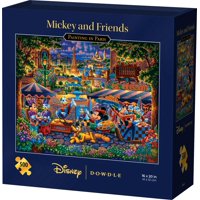 Dowdle - Rompecabezas D·O·W·D·L·E Que Mickey Y Sus Amigos Pintan En París, 500 Piezas