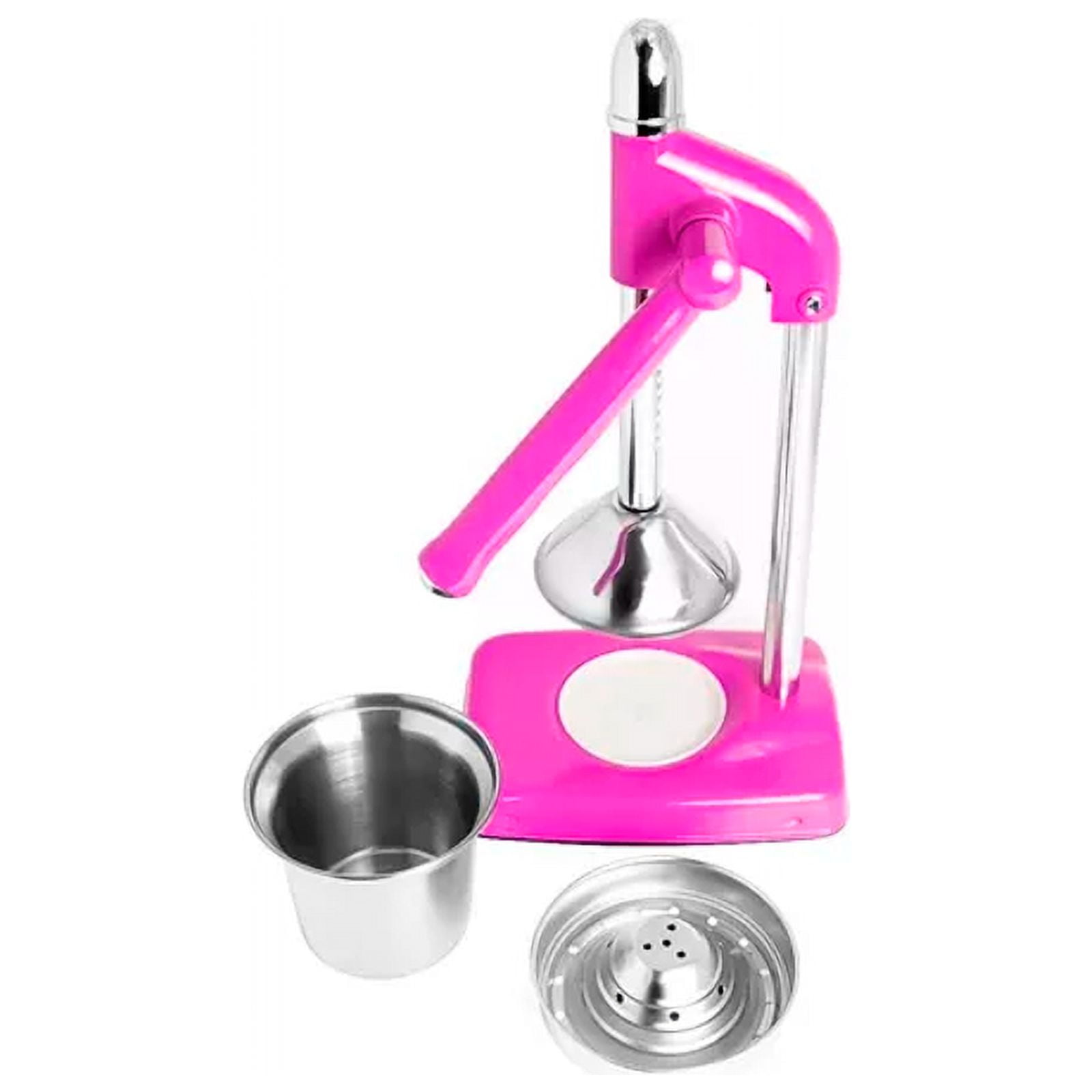 Genérico - Exprimidor De Naranjas Saca Jugos Acero Inoxidable Jugo Fucsia
