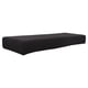 thumbnail image 5 of Funda de banco suave de poliéster para decoración para hogar, a prueba de polvo, cómoda, extraíble, lavable, de , de asiento elásticas , negro, 5 of 5