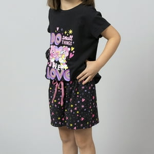 Flores - Pijama Niña Cariñosito M/Corta - Short 33625-2