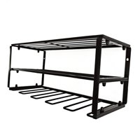 Ioensy - Estante De Almacenamiento De Herramientas De Garaje Para Almacenamiento De Destornilladores, Alicates Y Martillos, Garaje De 5 Orificios