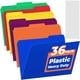 thumbnail image 1 of Carpetas de plástico Sooez, resistentes, tamaño carta, 36 unidades, 1 of 7