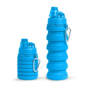 Botella Plegable Azul 500 Ml Pro Outdoor Azul No Aplica