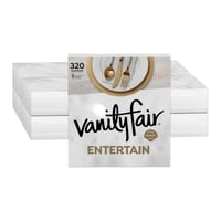 Servilletas De Papel Vanity Fair Entertain, 40 Unidades (Paquete De 8)