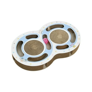 Genérico - Tablero Rascador Para Gatos, Pista De Bolas, Cartón Rascador Para Gatos De Todas Las Edades, Ronda Divertida
