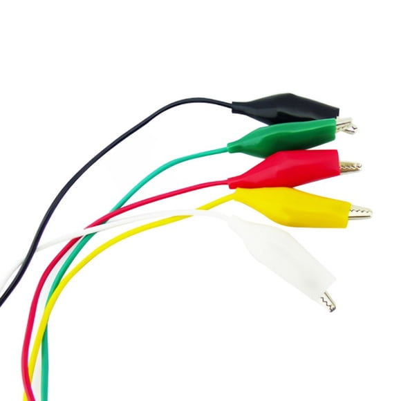 Cable De Prueba Pinza Mini 5 Pares Cod.235 Multicolor 50 Cm