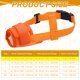thumbnail image 2 of Bozal para Perros Uxcell, Bozal de Malla Suave Ajustable Anti Mordeduras Masticación Transpirable (Naranja, S), 2 of 7