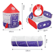 thumbnail image 3 of Carpa Piscina Con Túnel Castillo Plegable Infantil Niños 14, 3 of 3