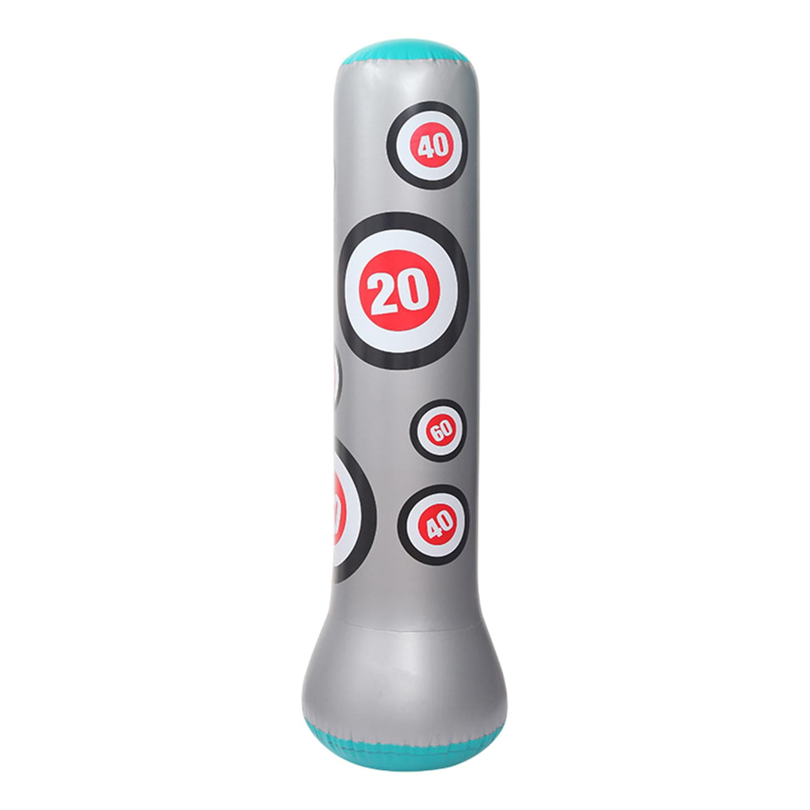 Magideal - Bolsa De Boxeo Inflable Karate Taekwondo Equipment Bags De Kickboxing Bag Para Adolescentes Muay Thai Training Fun Regalos De Juego Activo 63 Pulgadas