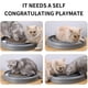thumbnail image 5 of Round Gato Scratcher con Ball, Gato Juguete Ball Testantería de Papel Corrugado Reciclado, Turbo Gato Scratcher Juguete, 17.7 pulgadas Gato Turbo Juguete/Gato Lounge Cama/Gato Cama (Cuatro Colos fo Ch, 5 of 6
