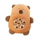 thumbnail image 5 of Almohada de bocadillos de animales Lindo animal de peluche de capibara Cómodo cojín decorativo para habitación de niños Muñeco de peluche de capibara marrón, 5 of 5