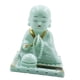 thumbnail image 2 of Estatuilla De Peque?o Monje, Juguete De Coche Con Energía Solar, Cabeza De Bobble, Adorno De Coche De Juguete, S Verde, 2 of 5