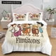 thumbnail image 1 of 3D Anime The Flintstone Duvet Cover Set King Queen Double Full Twin Single Size Bed Linen Bedroom Duvet cover Sets Home Textiles, 1 of 5