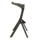 thumbnail image 3 of Silla taburete bar apilable negro 51x42x81cm, 3 of 8